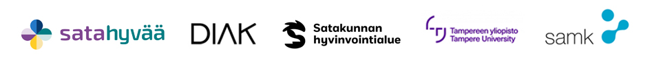 Satahyvää, Diak, Satakunnan hyvinvointialue, Tampereen yliopisto ja SAMK