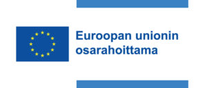 Eu lippulogo ja teksti Euroopan unionin osarahoittama